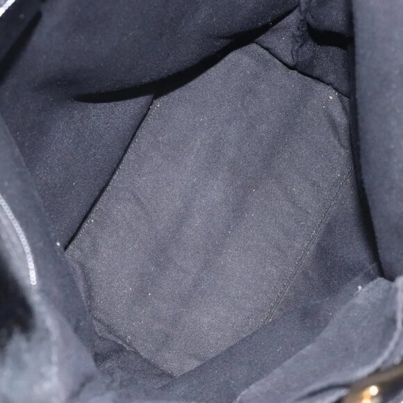 GUCCI GG Canvas Tote Bag Black Gold - Picture 14 of 15